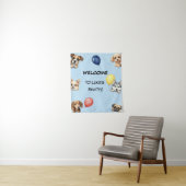 Kinderen Hond Feest Banner Wandkleed (In situ)
