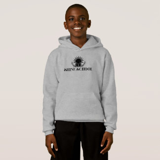 kinderen hoodie zwart logo