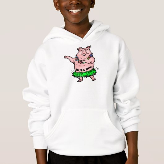 Kinderen Hula Hog Pig T Shirt (Voorkant)