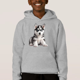 Kinderen Husky Puppy Hoodie