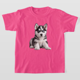 Kinderen Husky Puppy T-shirt