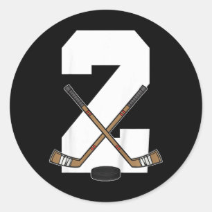 Kinderen IJshockey Kinderen Peuter Jongens 2e Verj Ronde Sticker