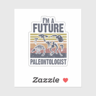 Kinderen ik ben een toekomstige paleontoloog Dinos Sticker