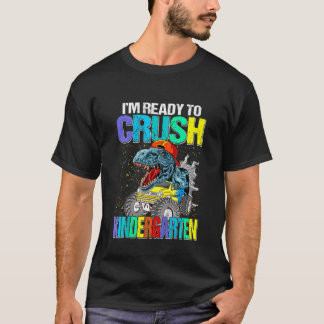 Kinderen ik ben klaar om kleuterklas jongens terug t-shirt