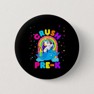 Kinderen ik ben klaar om Pre K eenhoorn Ck naar sc Ronde Button 5,7 Cm
