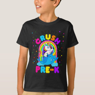 Kinderen ik ben klaar om Pre K eenhoorn Ck naar sc T-shirt