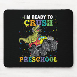Kinderen ik ben klaar om Pre K Monster Truck Dinos Muismat