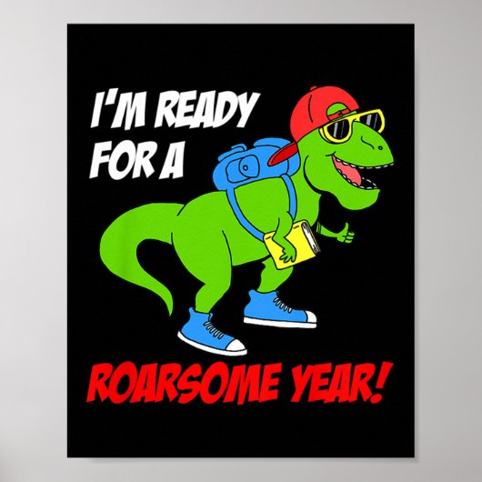 Kinderen ik ben klaar voor een geweldig jaar terug poster (Voorkant)