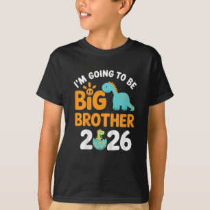 Kinderen Ik ga grote broer 2026 zijn T-shirt