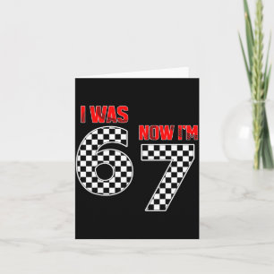 Kinderen Ik Was 6 Nu Ben Ik 7 Jaar Oud 7de Verjaar Kaart