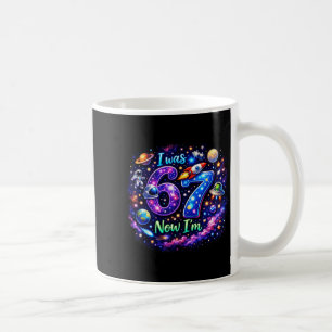 Kinderen ik was 6 Nu ben ik 7 Jongen 6 7 Galaxy Ru Koffiemok