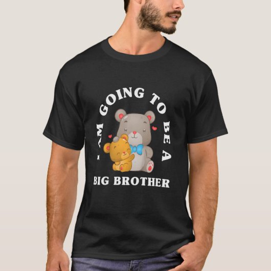 Kinderen, ik word een grote broeder Beer. T-shirt (Voorkant)