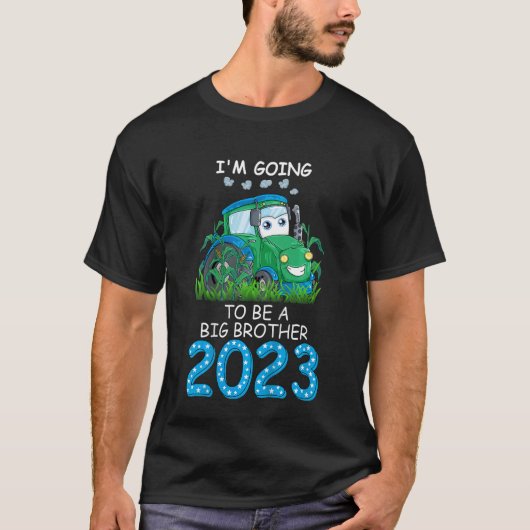 Kinderen, ik word een grote broer 2023 t-shirt (Voorkant)
