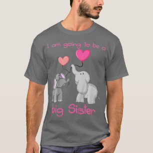 Kinderen ik word een grote zus t-shirt