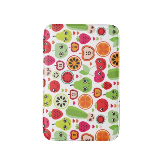 kinderen illustratieappel badmat (Voorkant Verticaal)