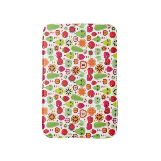 kinderen illustratieappel badmat (Voorkant Verticaal)