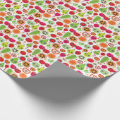 kinderen illustratieappel cadeaupapier (Hoek)