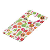 kinderen illustratieappel creditkaart flessenopener (Achterkant Gekanteld)