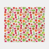 kinderen illustratieappel fleece deken (Voorkant (Horizontaal))