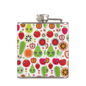 kinderen illustratieappel heupfles (Achterkant)