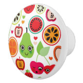 kinderen illustratieappel keramische knop (Rechts)