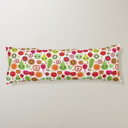 kinderen illustratieappel lichaamskussen (Achterkant)