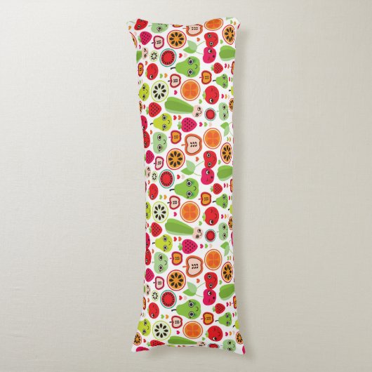 kinderen illustratieappel lichaamskussen (Voorkant Verticaal)