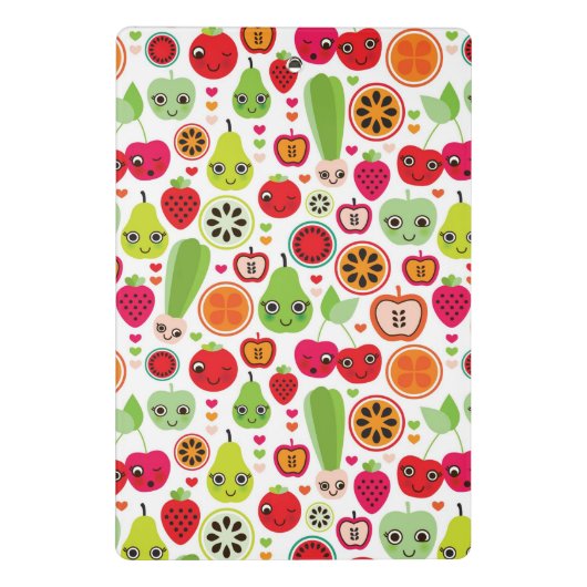 kinderen illustratieappel mini klembord (Achterkant)