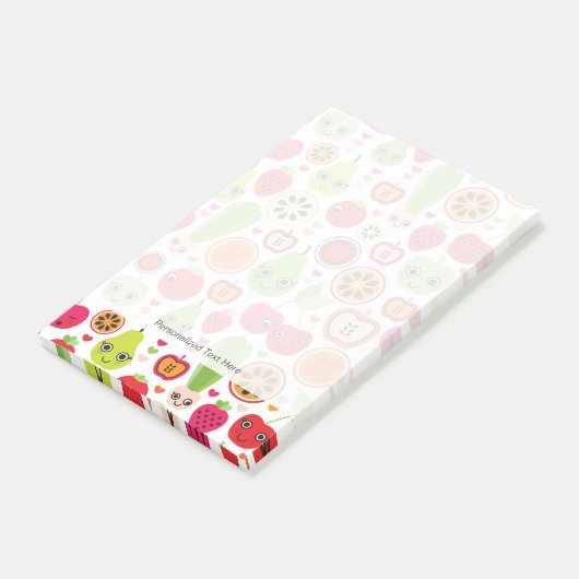 kinderen illustratieappel post-it® notes (Schuin)