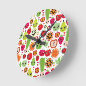 kinderen illustratieappel ronde klok (Hoek)