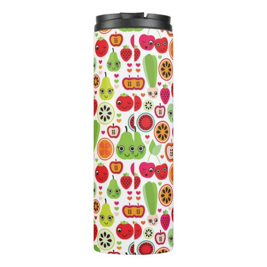 kinderen illustratieappel thermosbeker (Achterkant)