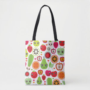 kinderen illustratieappel tote bag