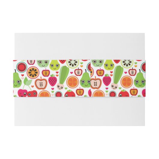 kinderen illustratieappel uitnodigingen wikkel (Achterkant Voorbeeld)