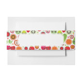 kinderen illustratieappel uitnodigingen wikkel (Voorkant Voorbeeld)