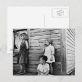 Kinderen in armoede: jaren dertig briefkaart (Voorkant / Achterkant)