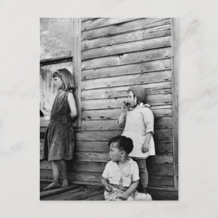 Kinderen in armoede: jaren dertig briefkaart