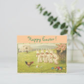 Kinderen in Bunny Suits Feestdagenkaart (Staand voorkant)