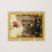 Kinderen in Christmas Lane Legpuzzel (Horizontaal)