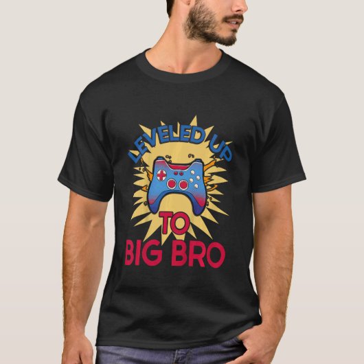 Kinderen in de grote bro gamer Brother T-shirt (Voorkant)