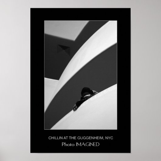 KINDEREN IN DE GUGGENHEIM, NYC, NY, US POSTER (Voorkant)