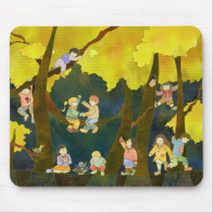 Kinderen in de Hemelse Mousepad Muismat