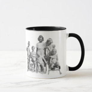 Kinderen in de jaren 40 koffiemok mok