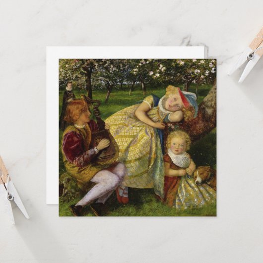 Kinderen in de Koningsboomgaard Kaart (Voorkant / Achterkant in situ)