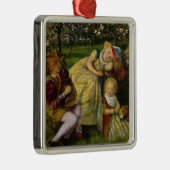 Kinderen in de Koningsboomgaard Metalen Ornament (Rechts)