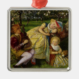 Kinderen in de Koningsboomgaard Metalen Ornament