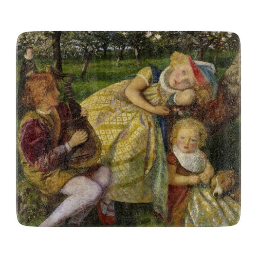 Kinderen in de Koningsboomgaard Snijplank (Voorkant)