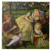 Kinderen in de Koningsboomgaard Tegeltje (Voorkant)