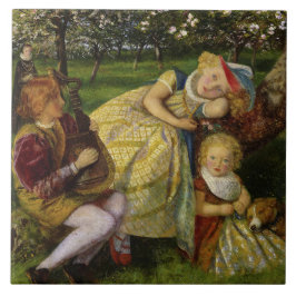 Kinderen in de Koningsboomgaard Tegeltje