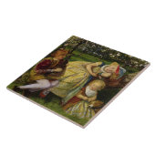 Kinderen in de Koningsboomgaard Tegeltje (Zijkant)