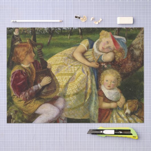 Kinderen in de Koningsboomgaard Tissuepapier (Craft)